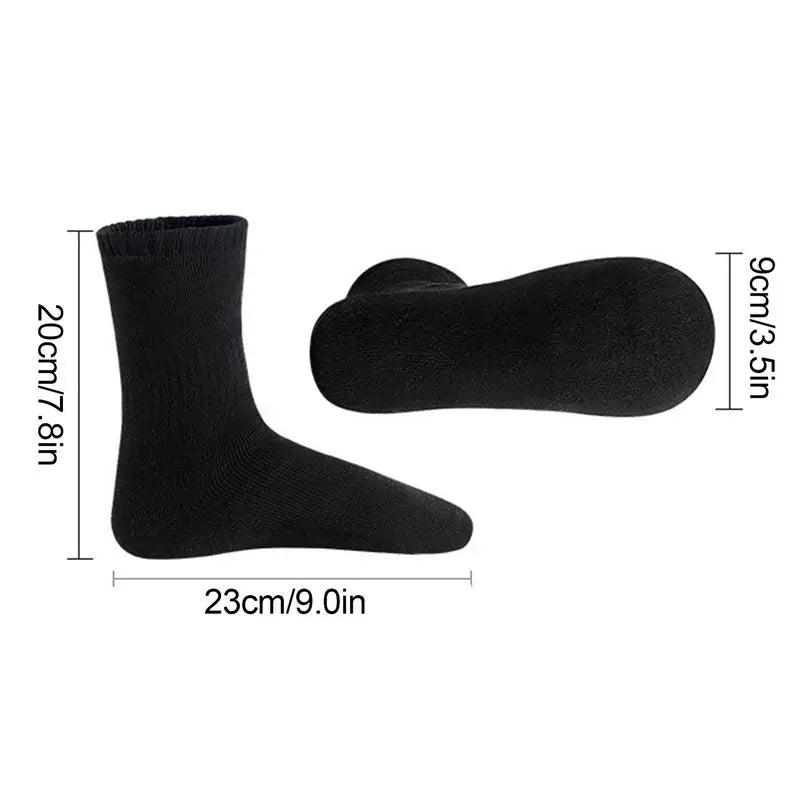 Electric Socks for Men Rechargeable USB Electric Heated Socks Warm Cotton Socks with Fast Heating and Long Warmth Winter Warmth