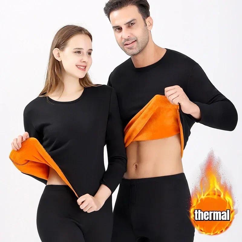 Thermal Underwear Sets for Men Winter Thermo Underwear Long Johns Winter Clothes Men's Underwears