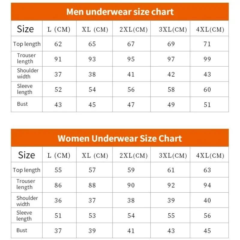 Thermal Underwear Sets for Men Winter Thermo Underwear Long Johns Winter Clothes Men's Underwears