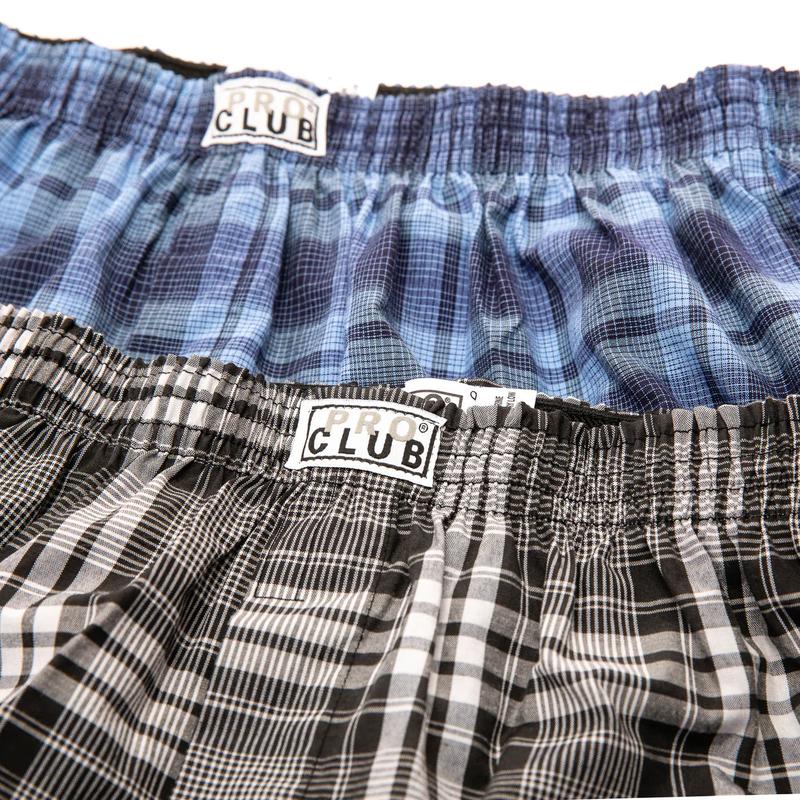 PRO CLUB MEN'S 2-PACK CLASSIC WOVEN BOXER (MIX COLORS)