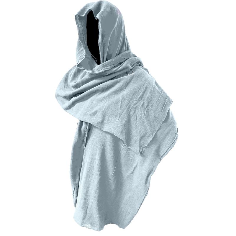 Men's Fashion Robe Cloak, Men's Comfortable Shawl Scarf Cloak, Men's Halloween Costume Cotton Menswear