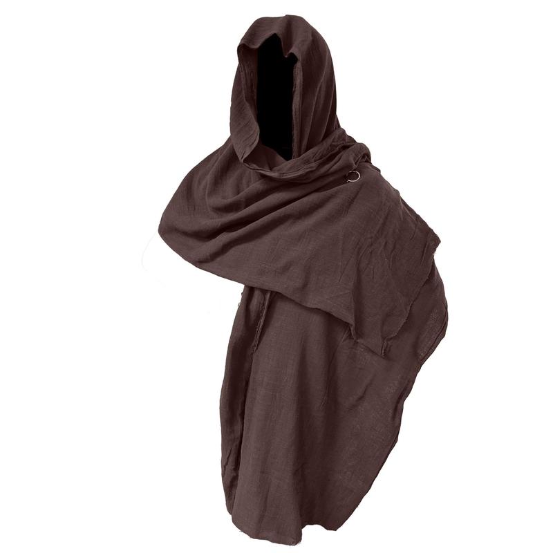 Men's Fashion Robe Cloak, Men's Comfortable Shawl Scarf Cloak, Men's Halloween Costume Cotton Menswear