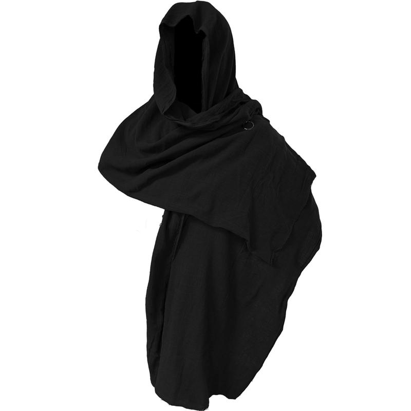 Men's Fashion Robe Cloak, Men's Comfortable Shawl Scarf Cloak, Men's Halloween Costume Cotton Menswear