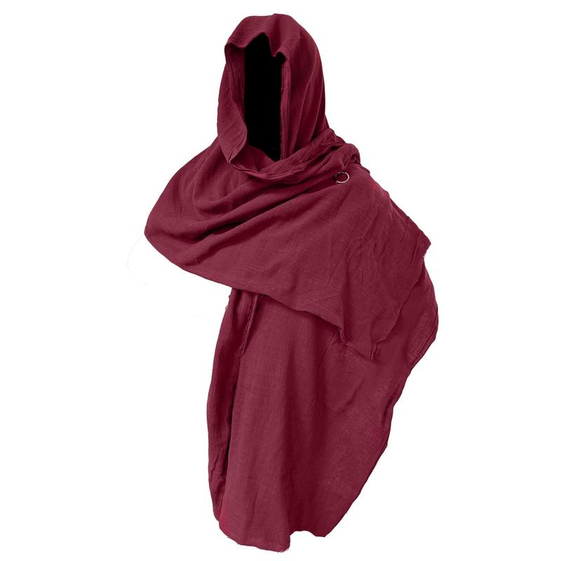 Men's Fashion Robe Cloak, Men's Comfortable Shawl Scarf Cloak, Men's Halloween Costume Cotton Menswear