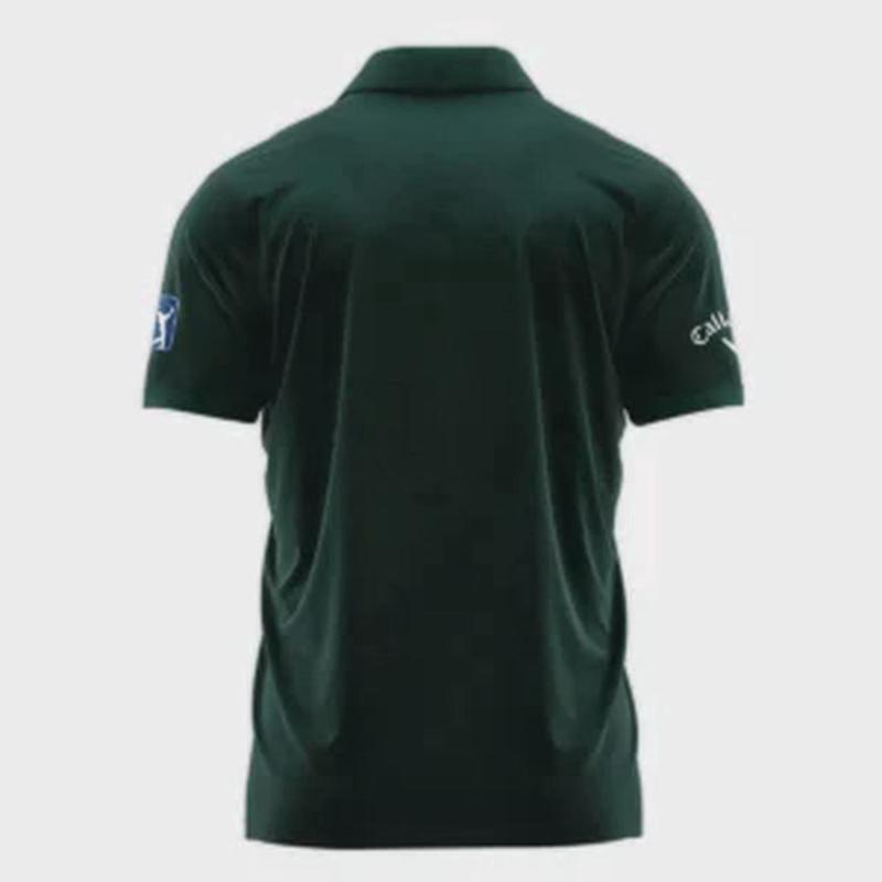 Classic Dark Green Masters Tournament Callaway Sport Polo Shirt for Men