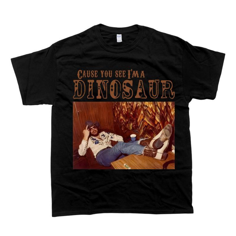 Dinosaur Hank Williams Jr. Bocephus Western Shirt, 1 Side , For Men, For Women, Gift For All Western Southern Retro Shirt