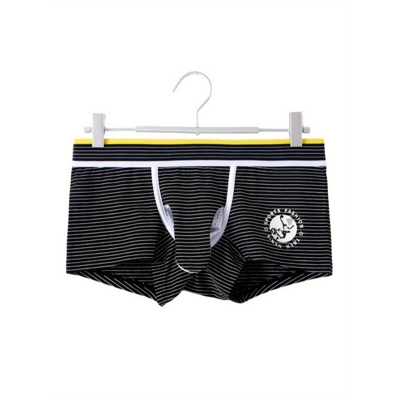 Men's Underwear Boxer Briefs Elephant Nose Mesh Pouch