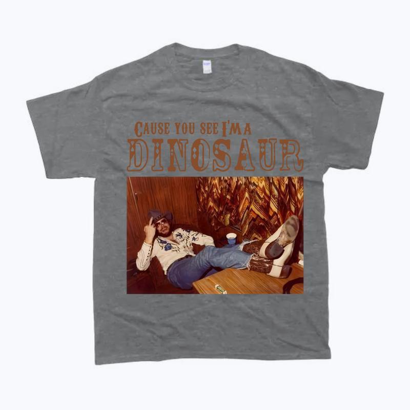 Dinosaur Hank Williams Jr. Bocephus Western Shirt, 1 Side , For Men, For Women, Gift For All Western Southern Retro Shirt