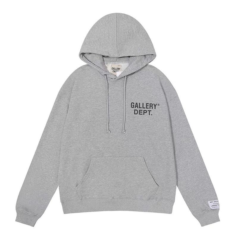 GALLERY DEPT Classic Monogram Printing Hoodie for Men and Women High street Loose Cotton Pullover Hoodie