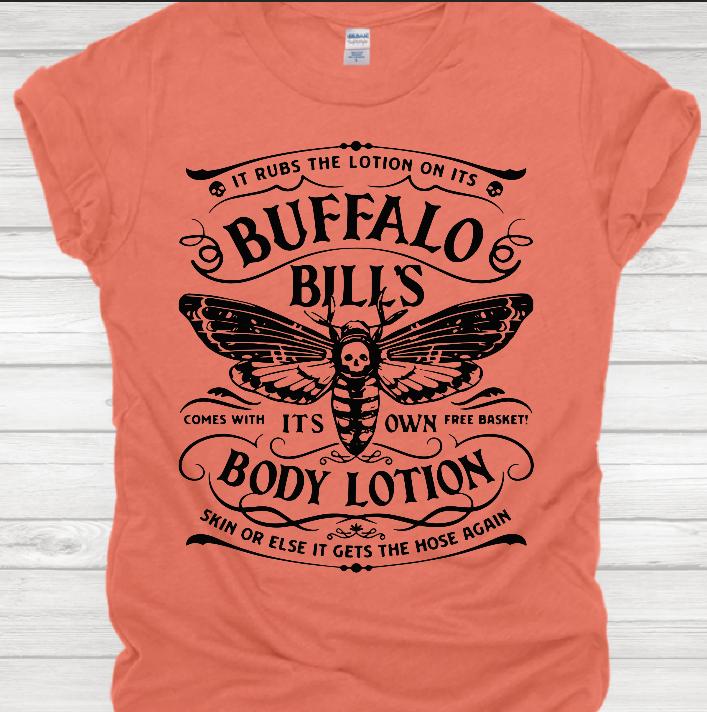 Buffalo Bill Lotion T-shirt  Menswear Sublimation Print