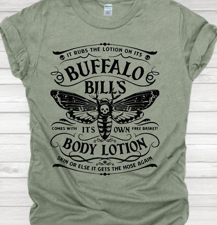 Buffalo Bill Lotion T-shirt  Menswear Sublimation Print