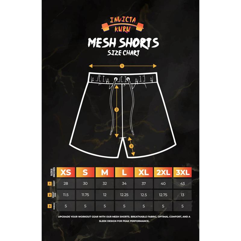 You Have No Enemy Mesh Shorts - Black