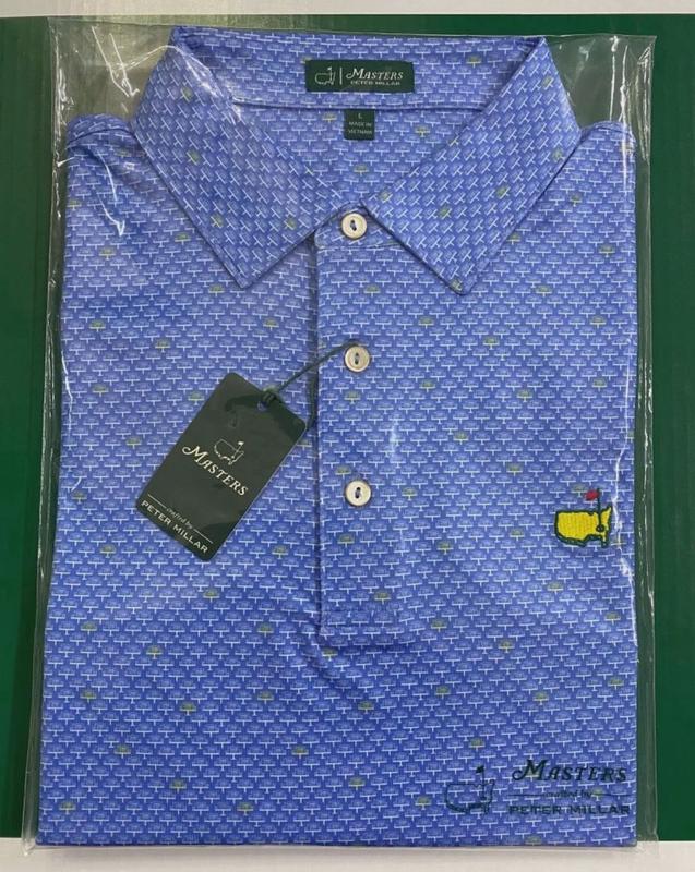 2024 Masters Peter Millar Golf Shirt (Leaderboard) Augusta M, L  or XL New