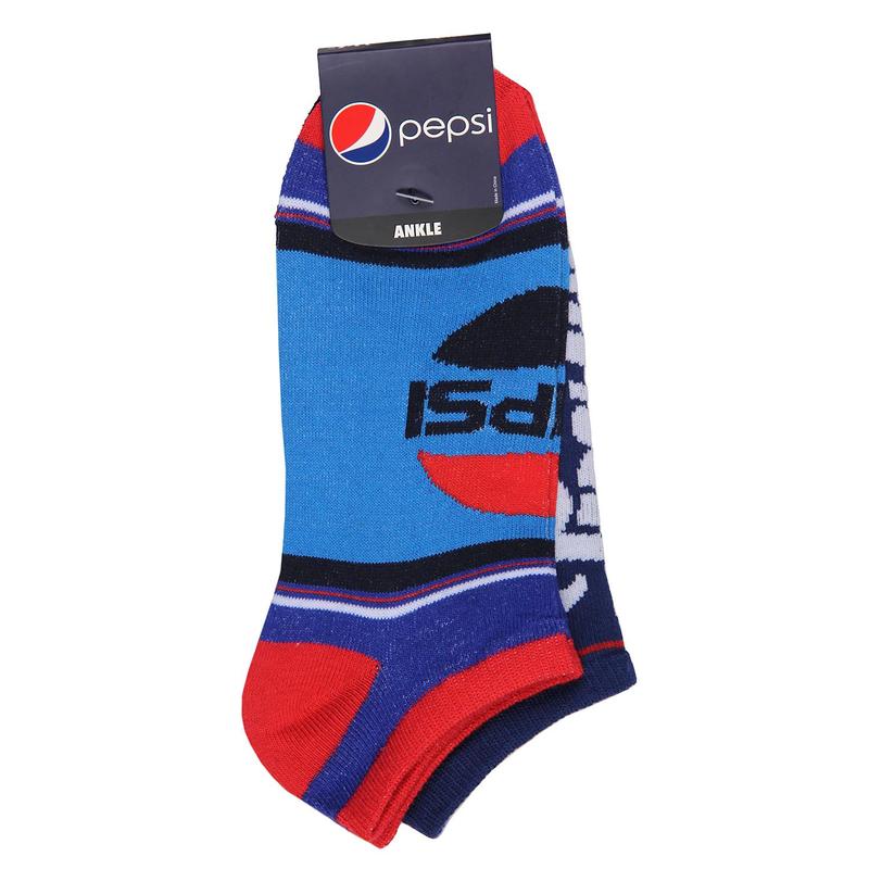 Pepsi Soft Drink Logo Design 2-Pack Unisex Ankle Socks No Show Men Women (9-11)