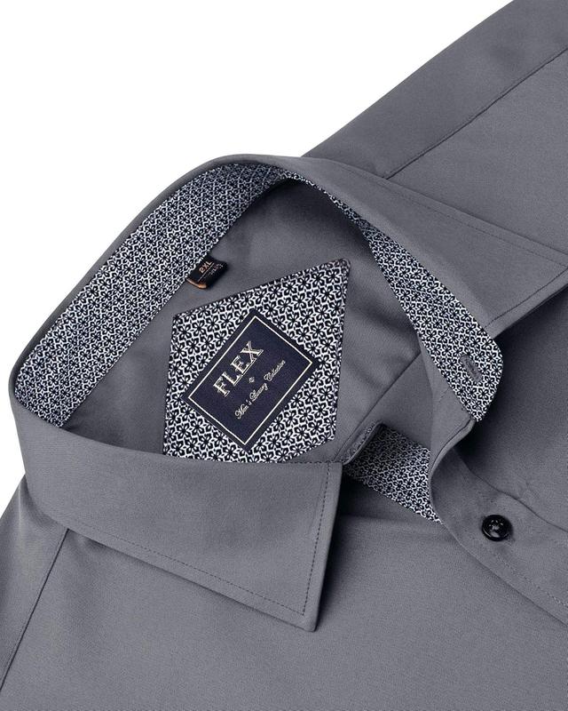 Men's Casual Long Sleeve Stretch Dress Shirt Wrinkle-Free Regular Fit Button Down Shirts