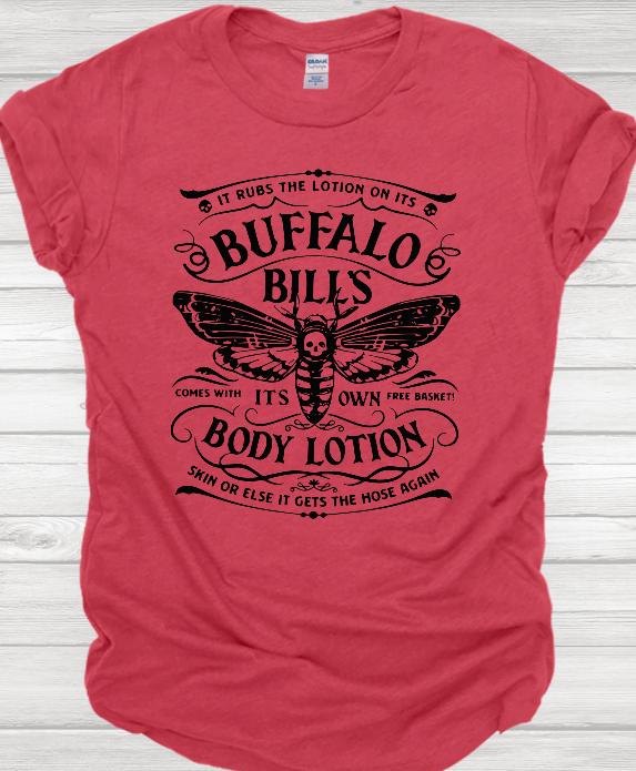 Buffalo Bill Lotion T-shirt  Menswear Sublimation Print