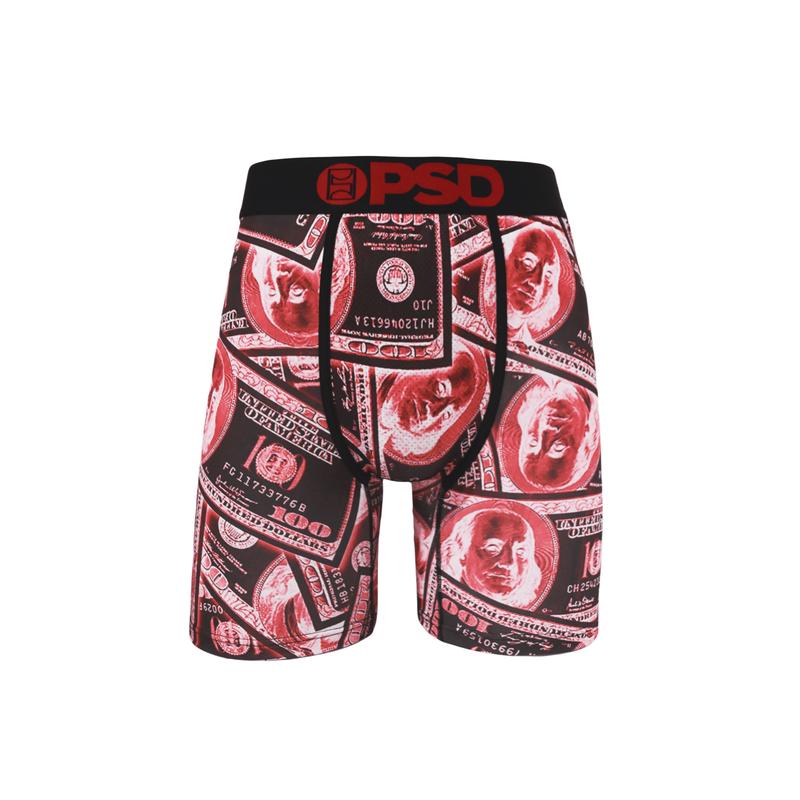 Cute cartoon pattern men's antibacterial underwear, casual boxer shorts, breathable and comfortable stretch boxer shorts