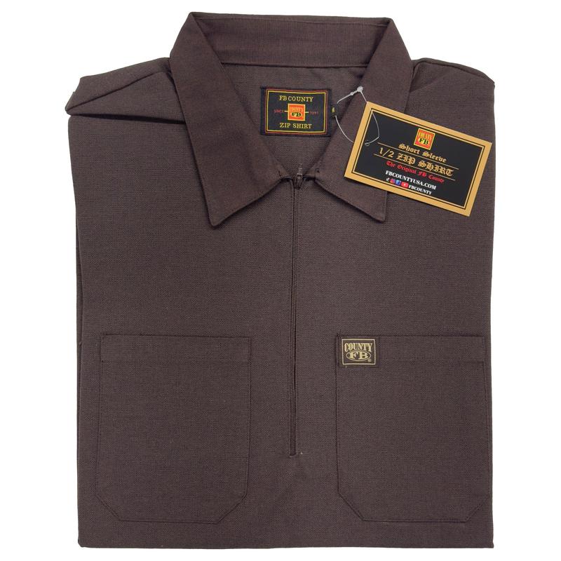 FB County Short Sleeve Zip Shirt