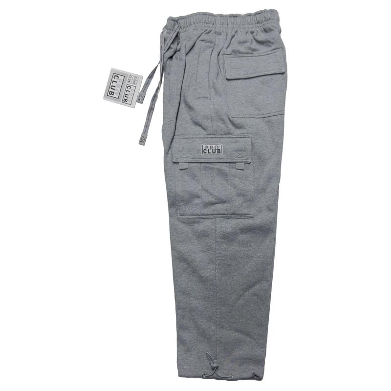 Pro Club Men's Heavyweight Fleece Cargo Pants