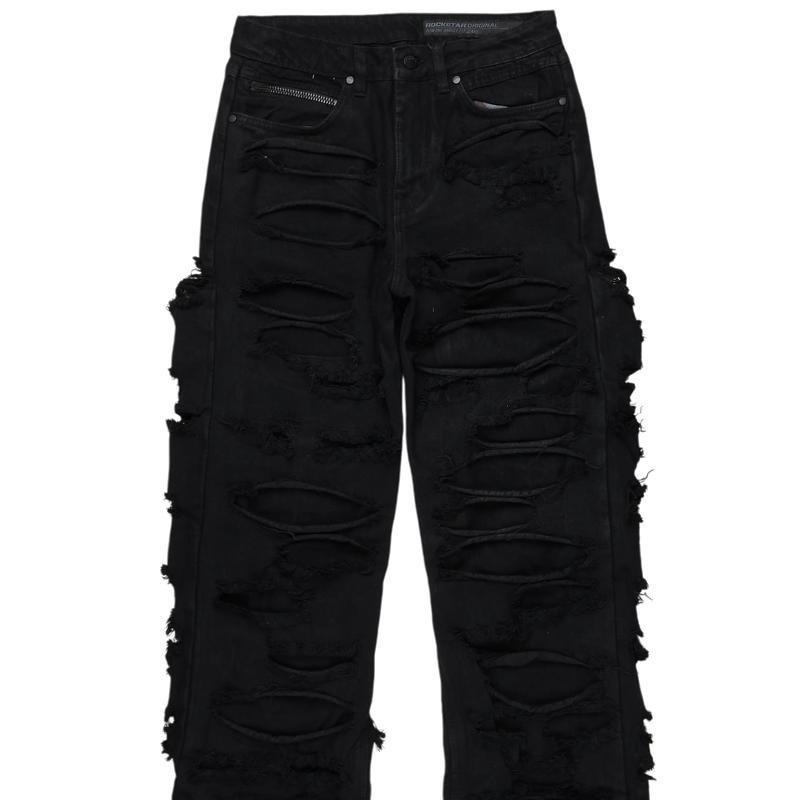 Luisu Black Baggy Fit Jean