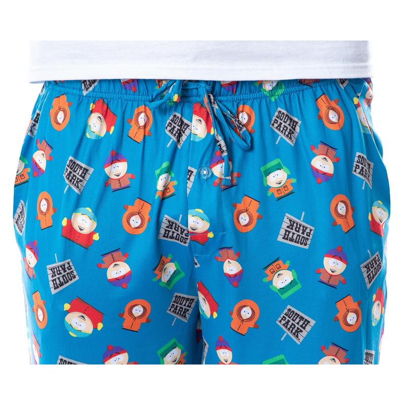 South Park Mens' TV Show Stan Kyle Cartman Kenny Sleep Pajama Pants