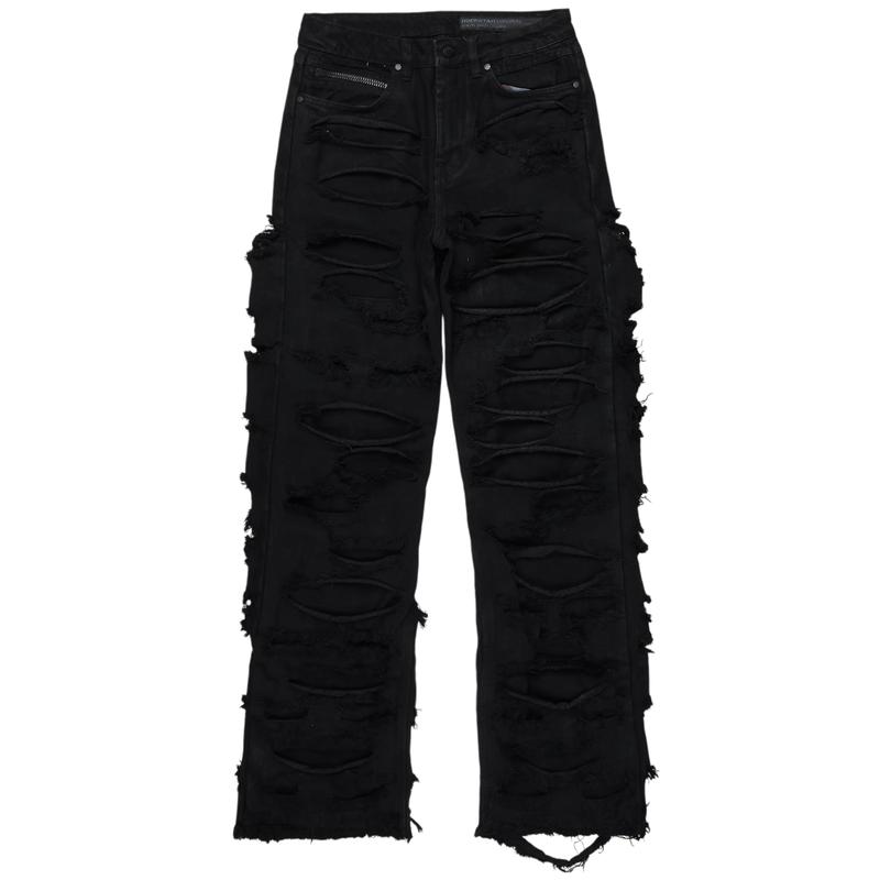 Luisu Black Baggy Fit Jean