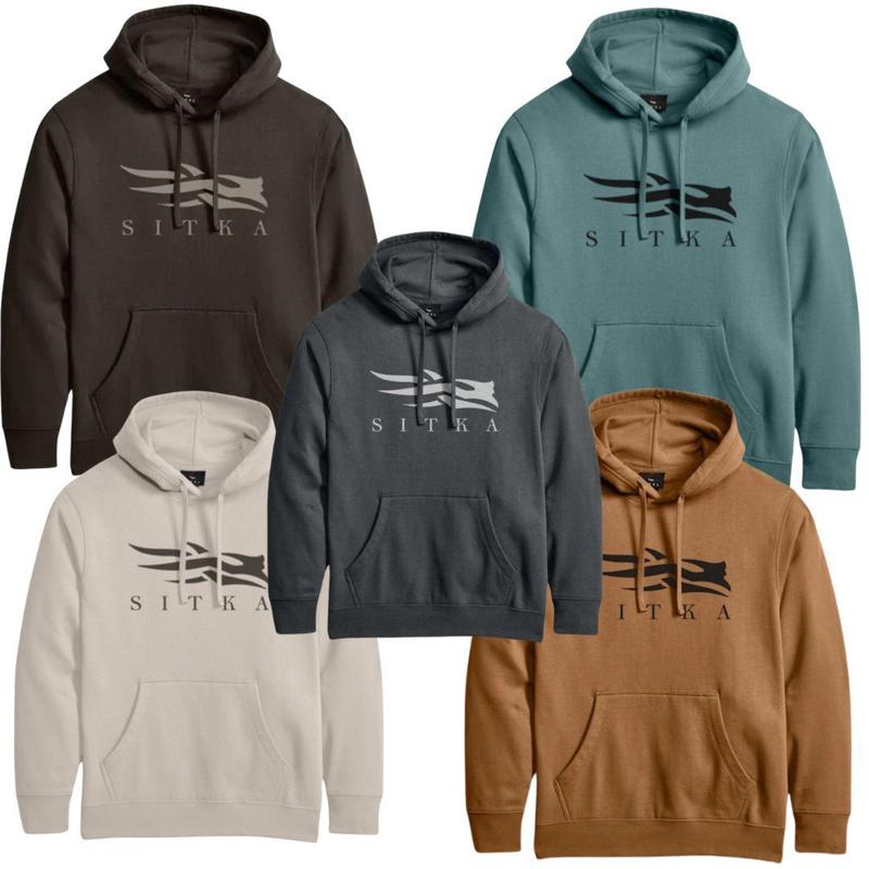 SITKA Gear Logo Hoodie Menswear, Premium Cotton Tee, Unisex Brand T-shirt, Sweatshirt, Hoodie