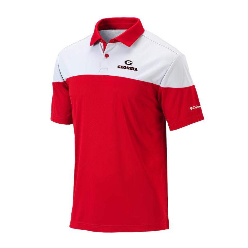 Georgia Bulldogs Best Ball Omni-Wick Polo - Red, Men Football NCAA Polo Shirt Trendy 2024,Classic Football Polo Shirt, Gift For Men