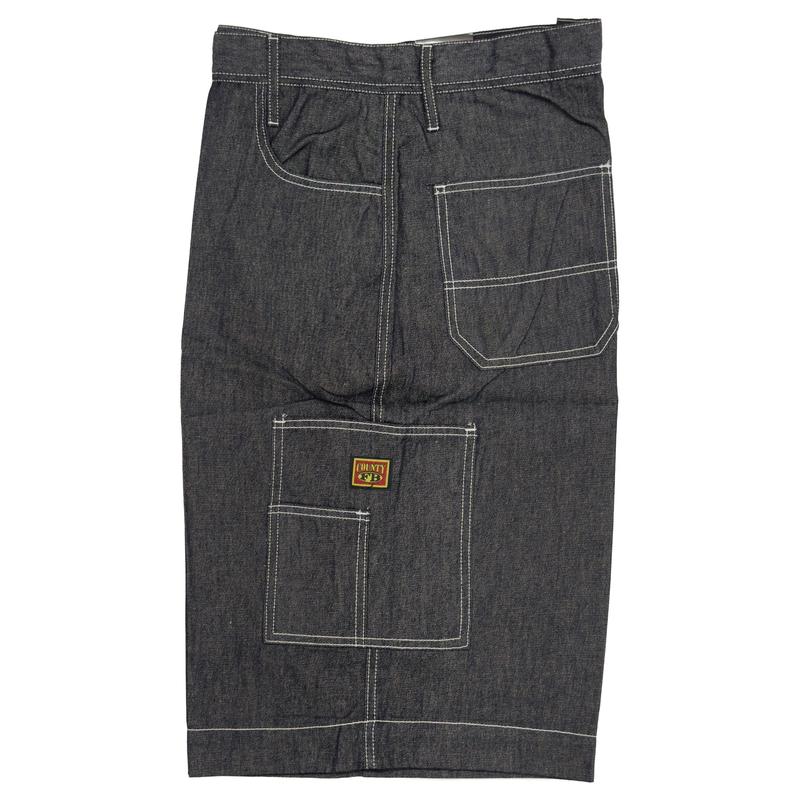 FB County Hard Denim Utility Shorts