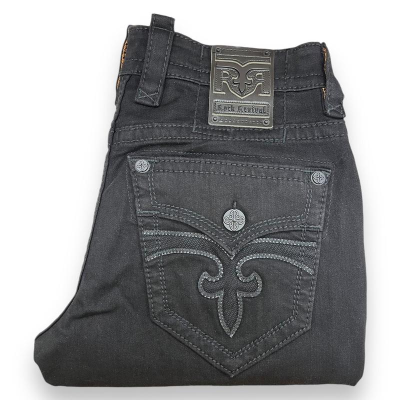 Men's Rock Revival Boot Cut Denim - Arther