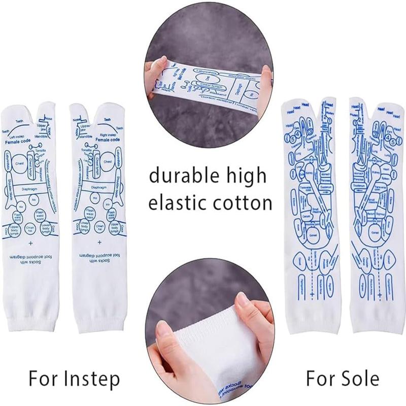 [Reflexology Socks Tool Set] Best Thanksgiving Gift for Grandfather for Grandmother for Girlfriend or Boyfriend, Reflexology Foot Massage Socks for Women and Men