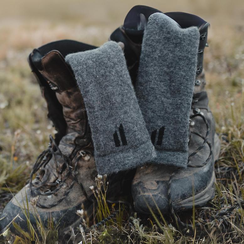 Hollow Alpaca Boot Socks