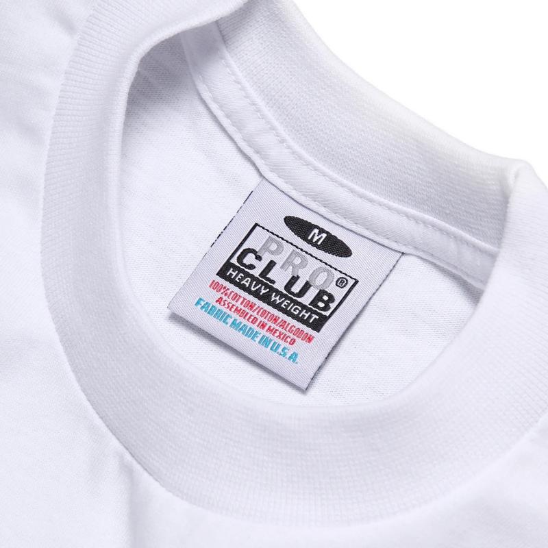 Short Sleeve Heavyweight PROCLUB T Shirt Casual Cotton Crewneck