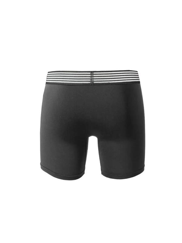 Men's Letter  Tape Boxer Brief, Casual Comfy Breathable Underwear for Daily Wear, Soft Underwear for All Seasons