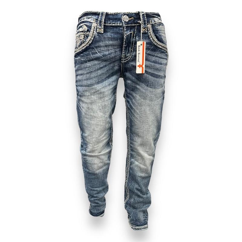 Men's Rock Revival Straight Leg Denim - Jameel