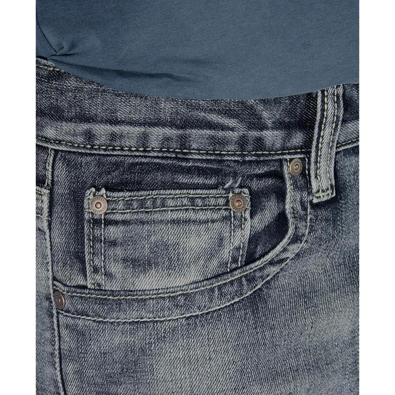 Men’s Fashion Bootcut Blue Jeans Regular Fit Mens Work Pants