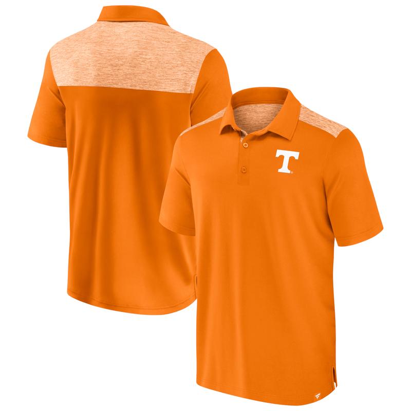 Tennessee Volunteers Fanatics Long Shot Polo- Tennessee Orange, Men Football NCAA Polo Shirt Trendy 2024,Classic Football Polo Shirt, Gift For Men