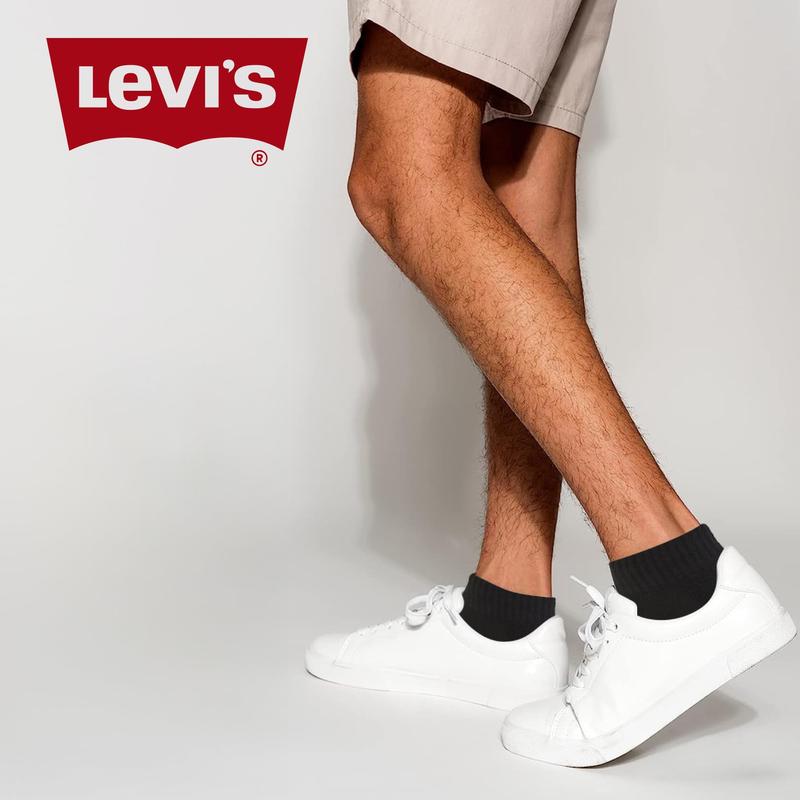 Levi's Mens Socks 10 Pairs Crew Low Cut No Show Quarter Ankle Socks for Men Premium Athletic Men's Socks Size 9-12