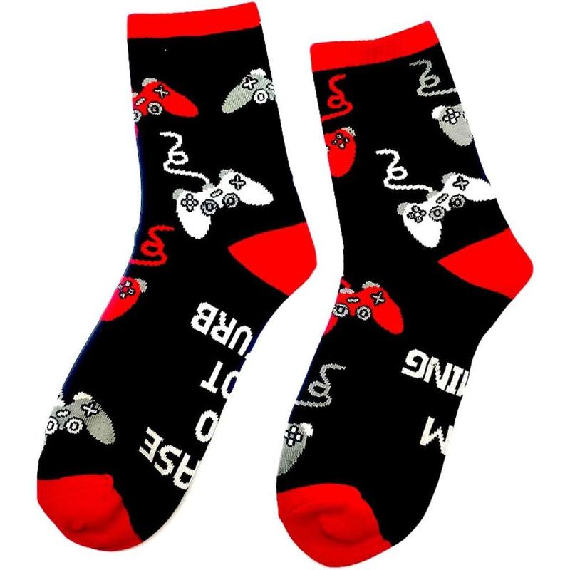 Do Not Disturb Funny Gaming Socks Christmas Gift Stocking Stuffers for Teenage Men Women