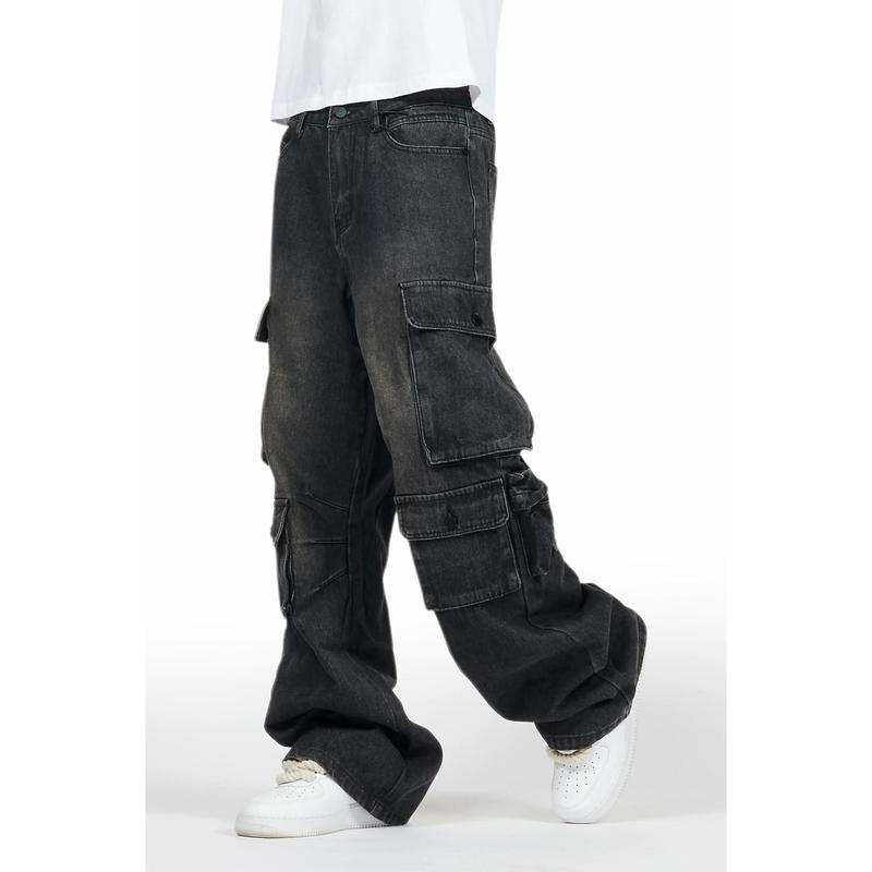 Cortie Black Baggy Fit Jean