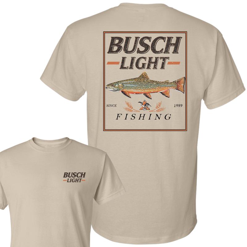 Busch Light Fishing Perch T-Shirt, Unisex T-Shirt, Full Color T-Shirt, For Men, For Women