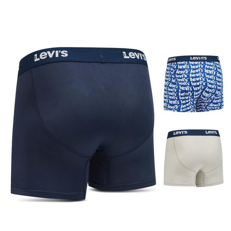 Levi's Mens Underwear Microfiber Boxer Brief for Men Ultra Soft 3 Pack