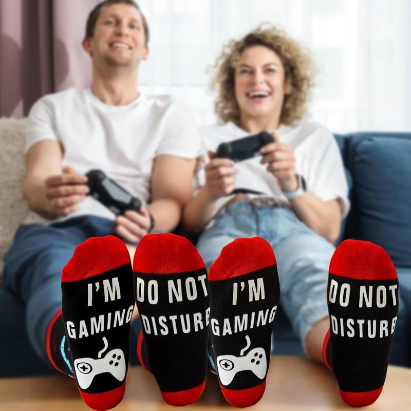 Stocking Stuffers for Teens Boys Adults, Christmas Birthday Valentines Day Gifts for Him Boyfriend Boys Husband, Funny Gamer Socks