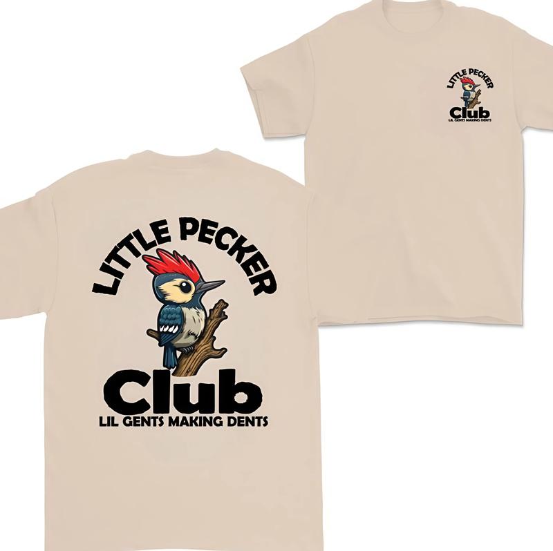 Little Pecker Club Men's T-shirt, Little Pecker Club UL Gents Making Dents Tshirt, Vintage Tee, Unisex Tshirt, For Men 2 side.