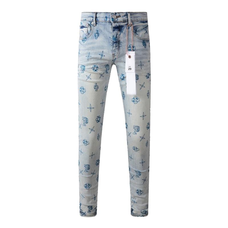 Skinny Jeans Blue Print Symbol Low Rise Skinny Denim Brands Pants, Allover Printed Skinny Jeans, Blue Trouser, Jeans For Men