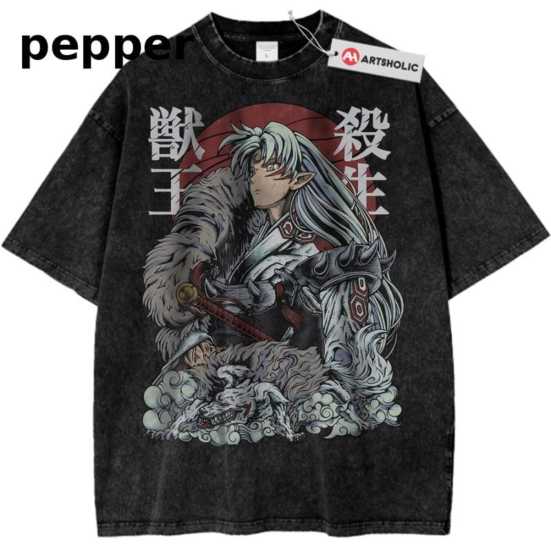 Sesshomaru Shirt, Inuyasha Shirt, Anime Shirt, Vintage Tee Menswear T-Shirt