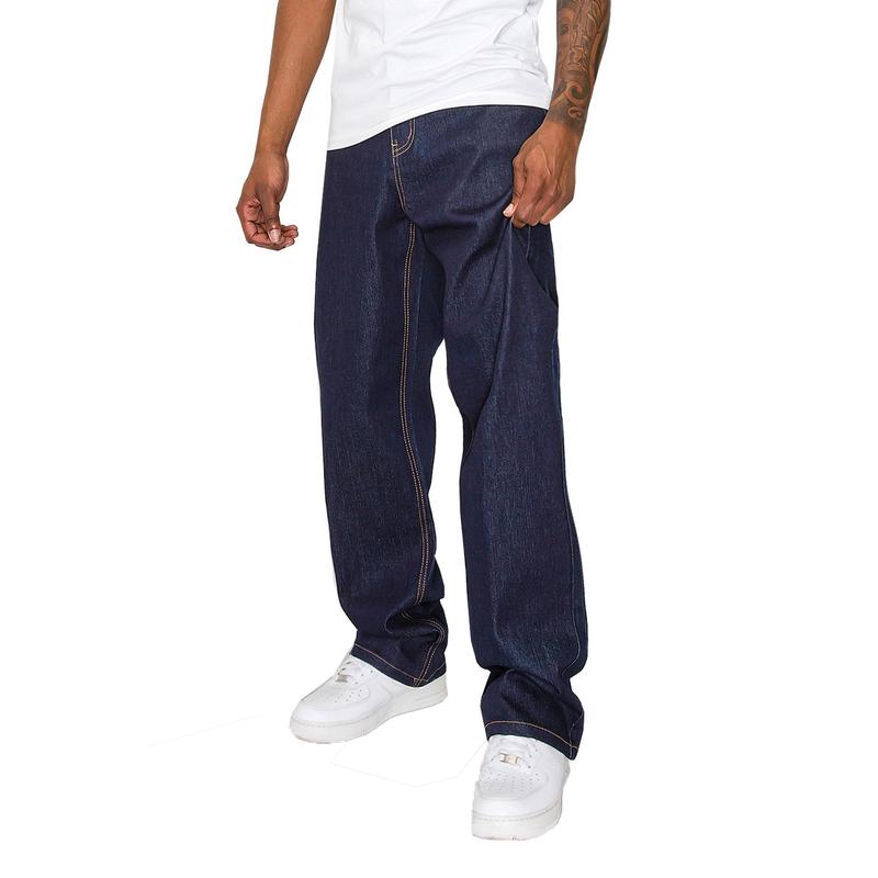 Men's Essential Baggy Raw Denim Jeans