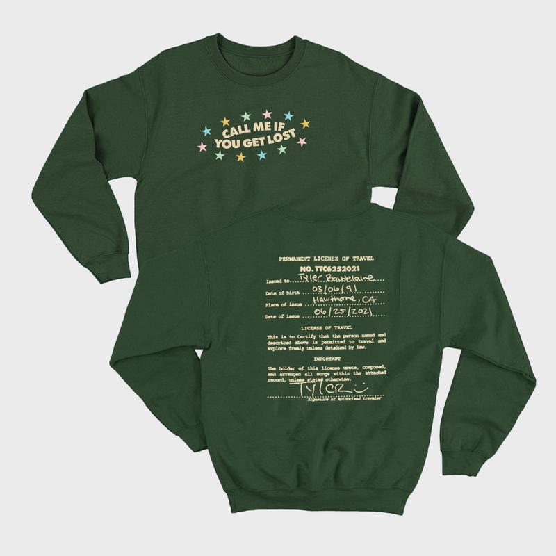 Tyler The Creator CMIYGL Tour permanent license of travel Shirt, Tyler The Creator shirt, Tyler The Creator Hoodie