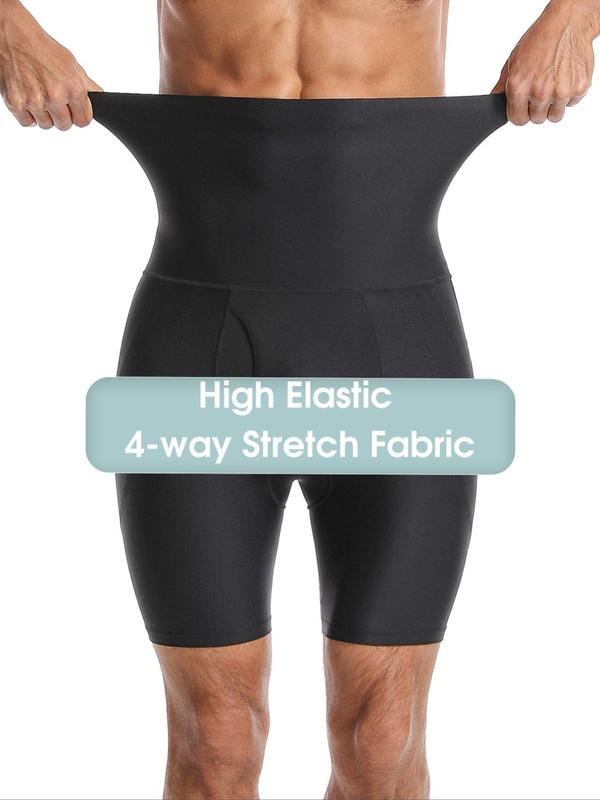 Men's High Waist Shapewear Shorts, Tummy Control Shapewear for Men, High Stretch Shaper for Daily Wear