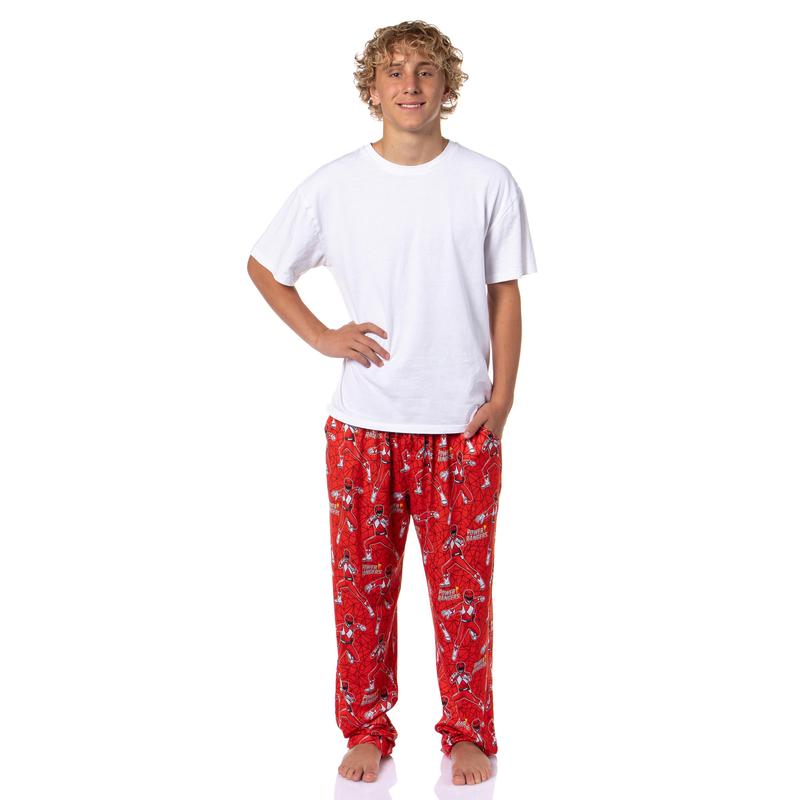 Power Rangers Multiple Sizes Family Sleep Tossed Print Pajama Pants